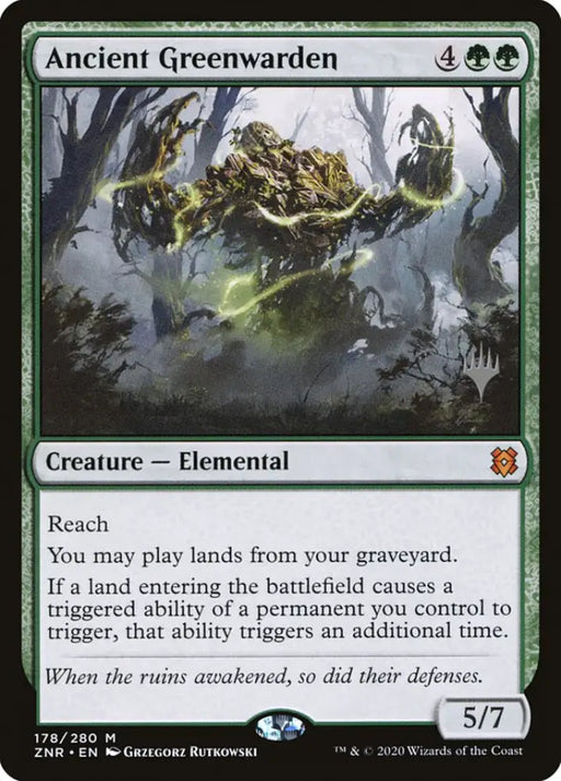 Ancient Greenwarden (Promo Pack) [Zendikar Rising Promos] - MTG Single