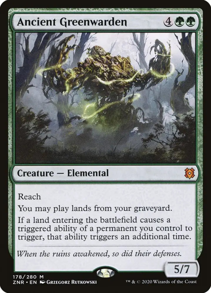 Ancient Greenwarden [Zendikar Rising] - MTG Single
