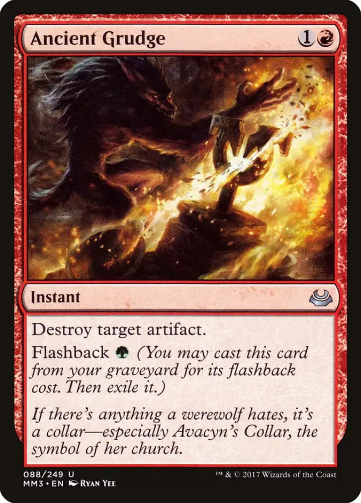 Ancient Grudge [Modern Masters 2017] - MTG Single