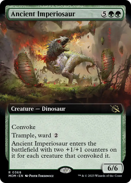 Ancient Imperiosaur (Extended Art) [March of the Machine] - MTG Single