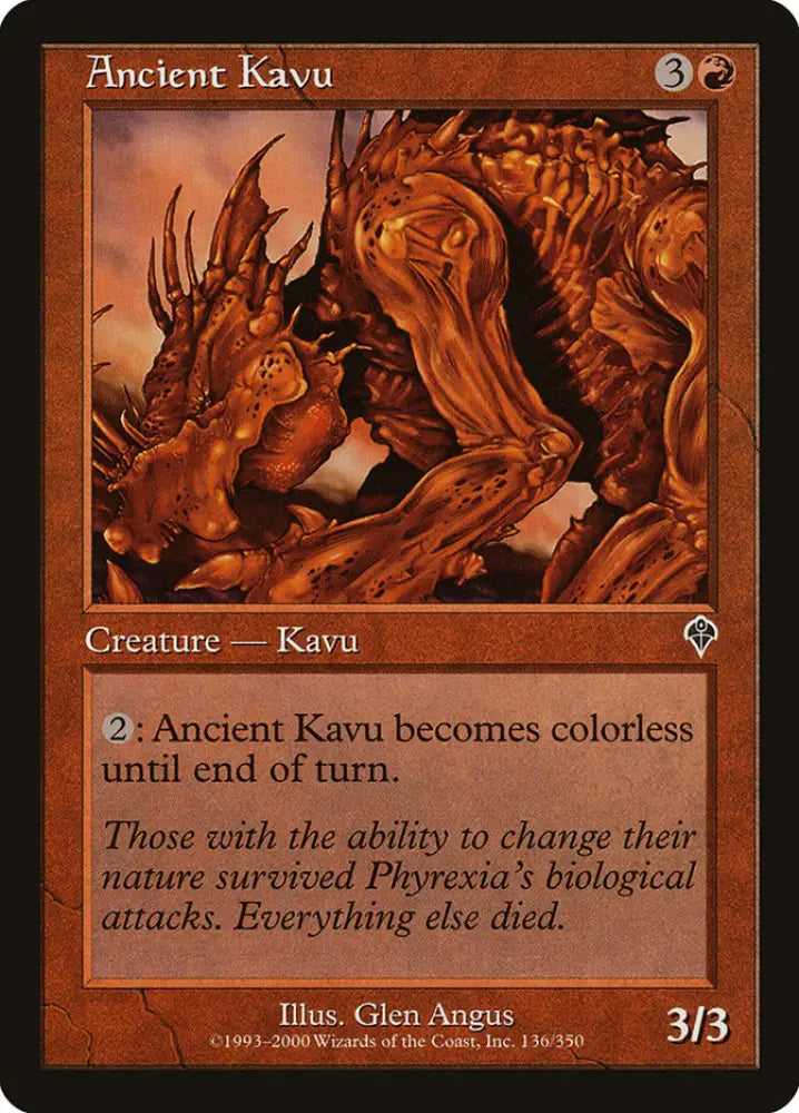 Ancient Kavu [Invasion] - MTG Single