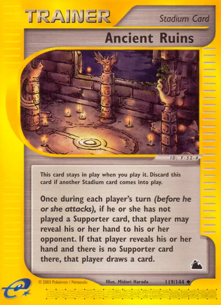 Ancient Ruins (119/144) [Skyridge] - Pokemon Single