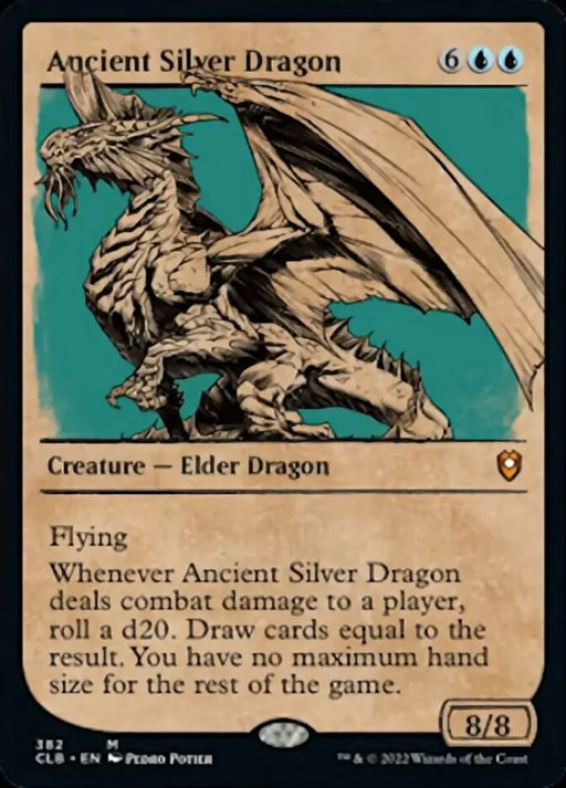 Ancient Silver Dragon (Showcase) [Commander Legends: Battle for Baldur’s Gate] - MTG Single