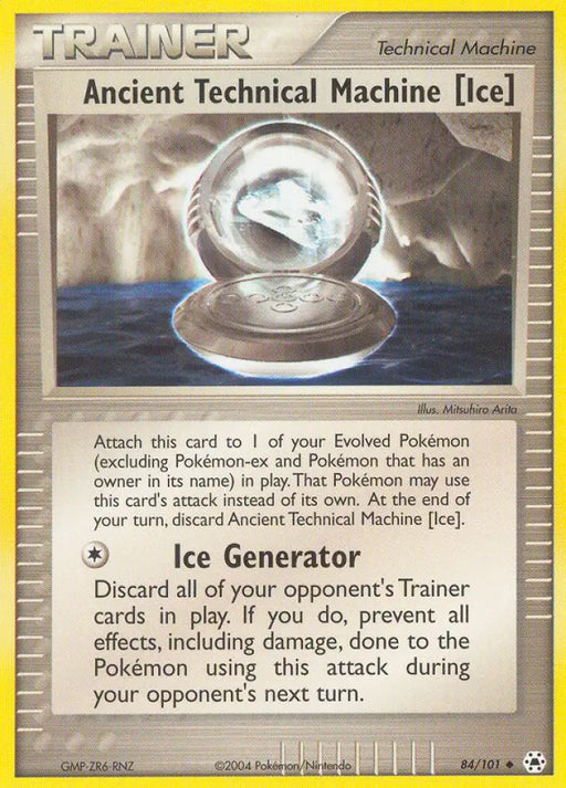 Ancient Technical Machine [Ice] (84/101) [EX: Hidden Legends] - Pokemon Single