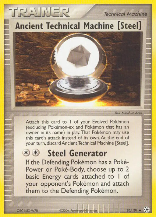 Ancient Technical Machine [Steel] (86/101) [EX: Hidden Legends] - Pokemon Single
