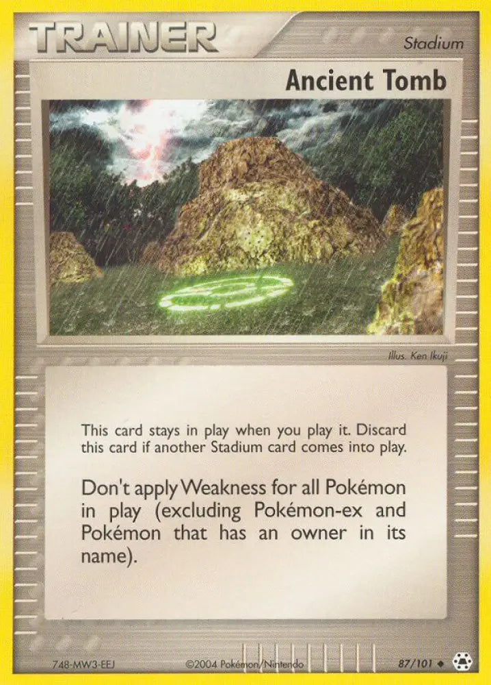 Ancient Tomb (87/101) [EX: Battle Stadium] - Pokemon Single