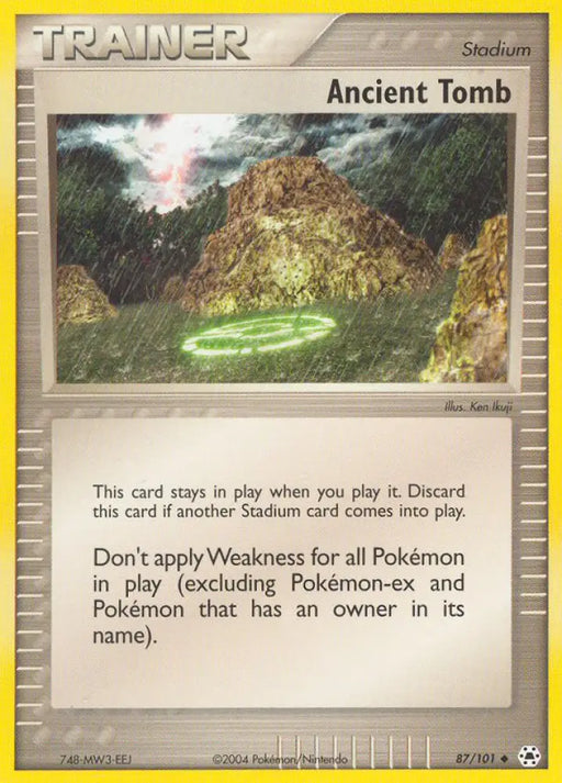 Ancient Tomb (87/101) [EX: Hidden Legends] - Pokemon Single