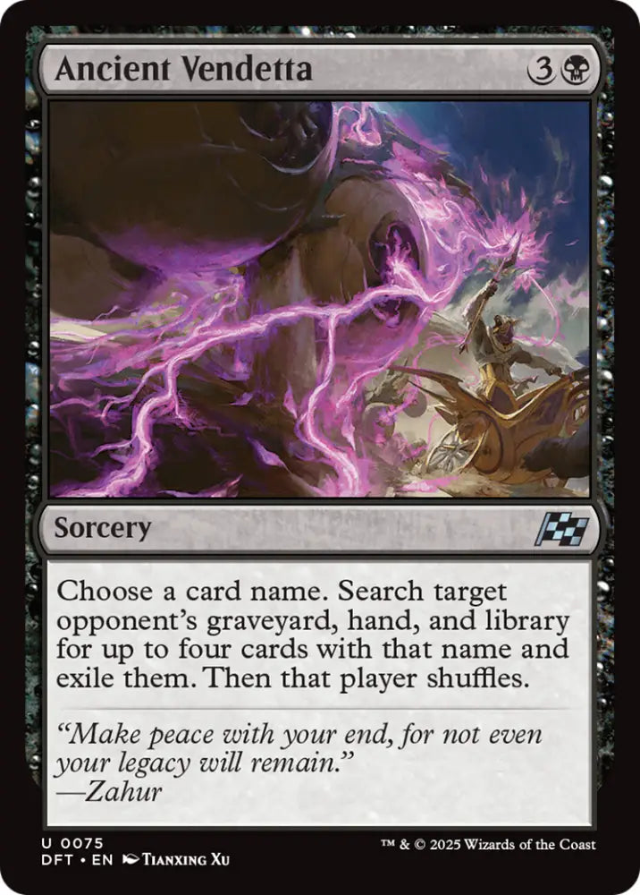 Ancient Vendetta [Aetherdrift] - MTG Single