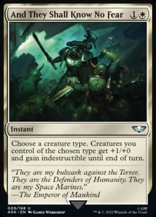 And They Shall Know No Fear [Warhammer 40,000] - MTG Single