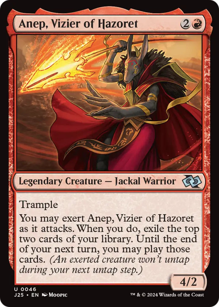 Anep Vizier of Hazoret (Anime) [Foundations Jumpstart] - MTG Single