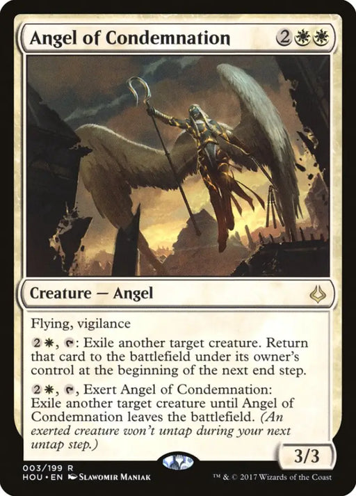 Angel of Condemnation [Hour of Devastation] - MTG Single