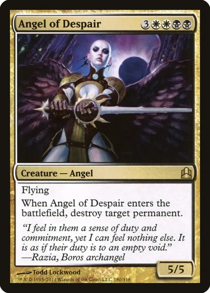 Angel of Despair [Commander 2011] - MTG Single