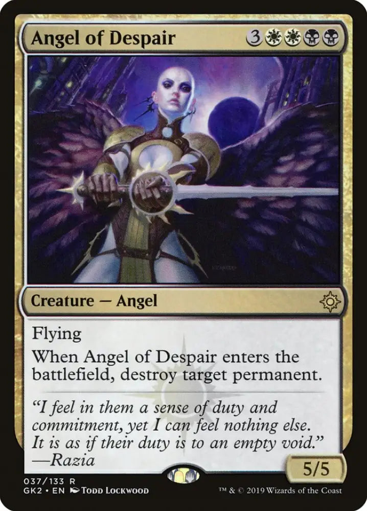 Angel of Despair [Ravnica Allegiance Guild Kit] - MTG Single