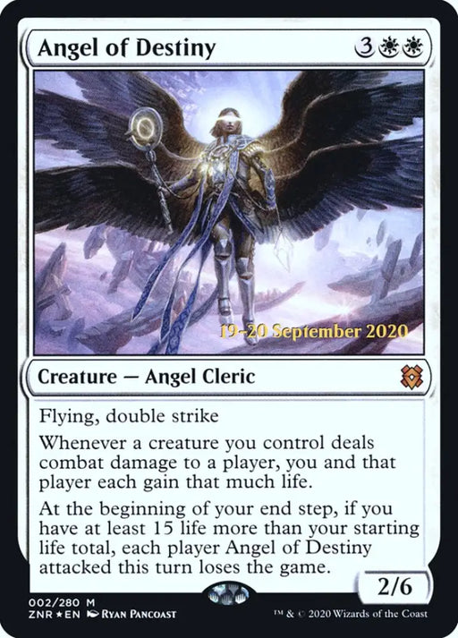 Angel of Destiny [Zendikar Rising Prerelease Promos] - MTG Single