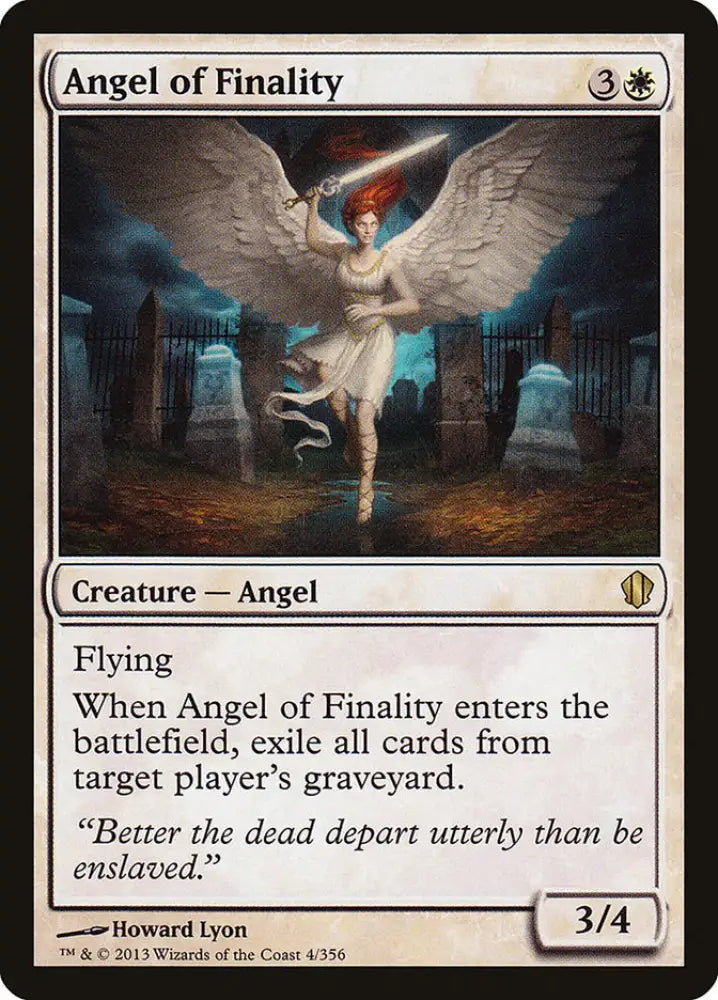 Angel of Finality [Commander 2013] - MTG Single