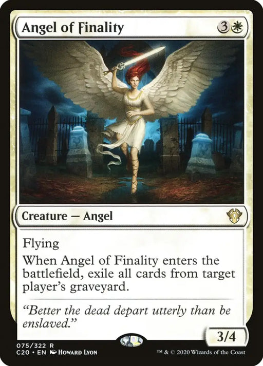 Angel of Finality [Commander 2020] - MTG Single