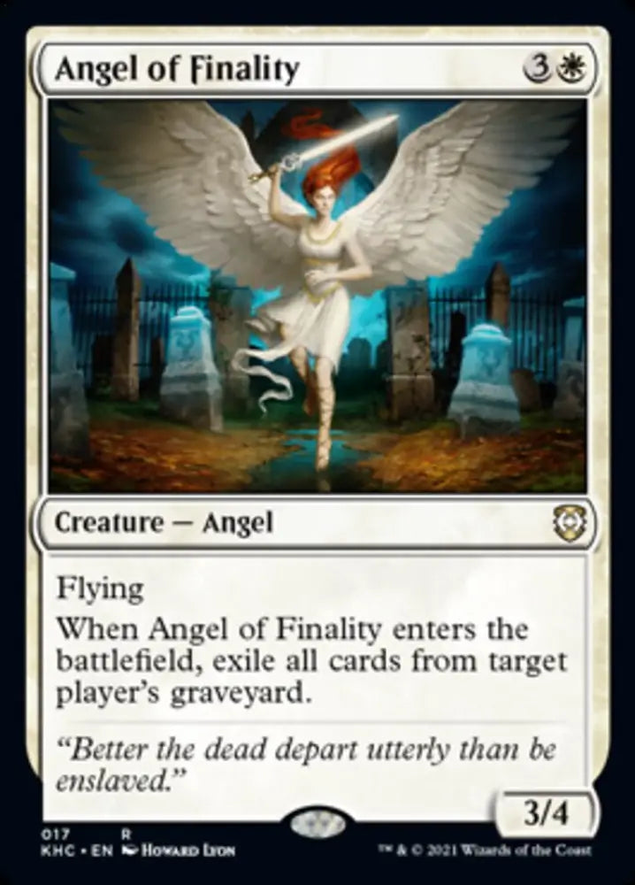 Angel of Finality [Kaldheim Commander] - MTG Single