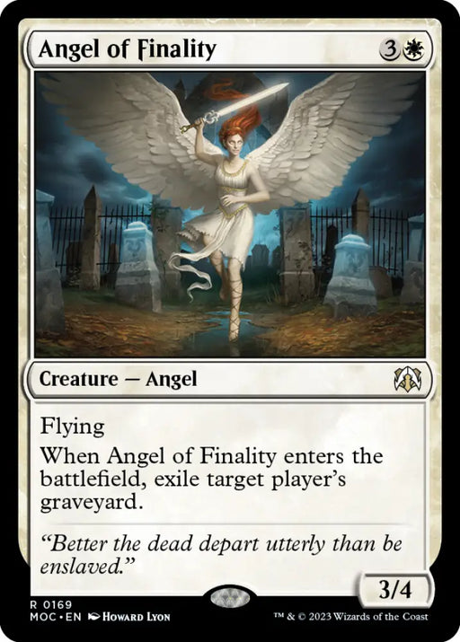 Angel of Finality [March of the Machine Commander] - MTG Single