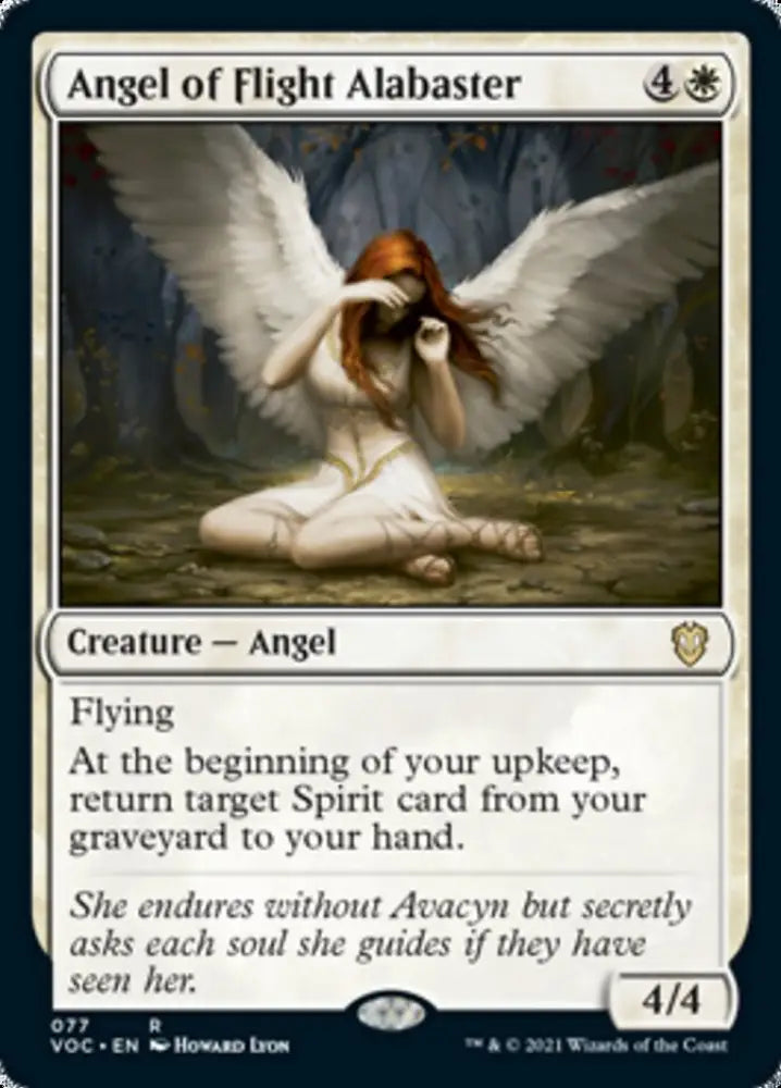 Angel of Flight Alabaster [Innistrad: Crimson Vow Commander] - MTG Single