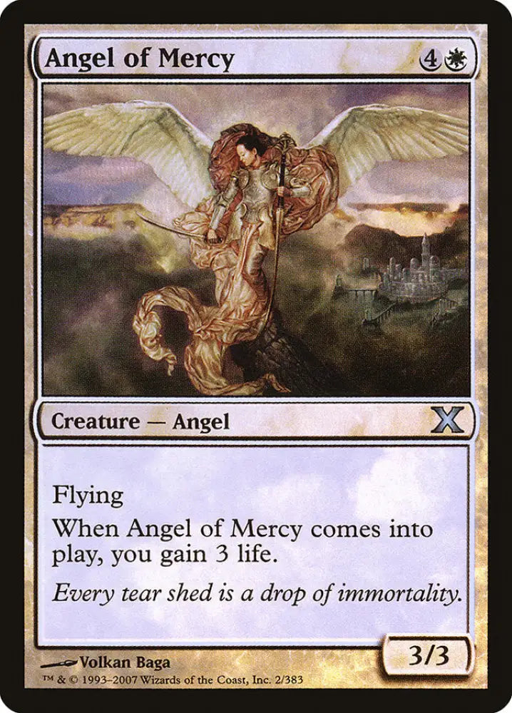 Angel of Mercy (Premium Foil) [Tenth Edition] - MTG Single
