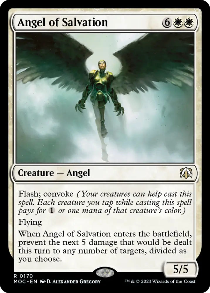 Angel of Salvation [March of the Machine Commander] - MTG Single