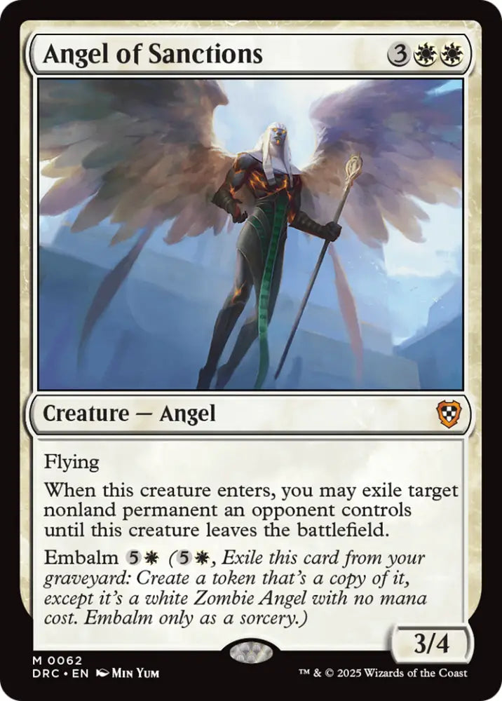 Angel of Sanctions [Aetherdrift Commander] - MTG Single