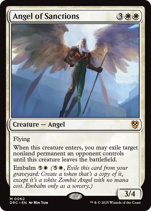 Angel of Sanctions [Aetherdrift Commander] - MTG Single