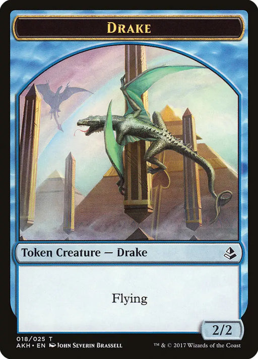 Angel of Sanctions // Drake Double-Sided Token [Amonkhet Tokens] - MTG Single