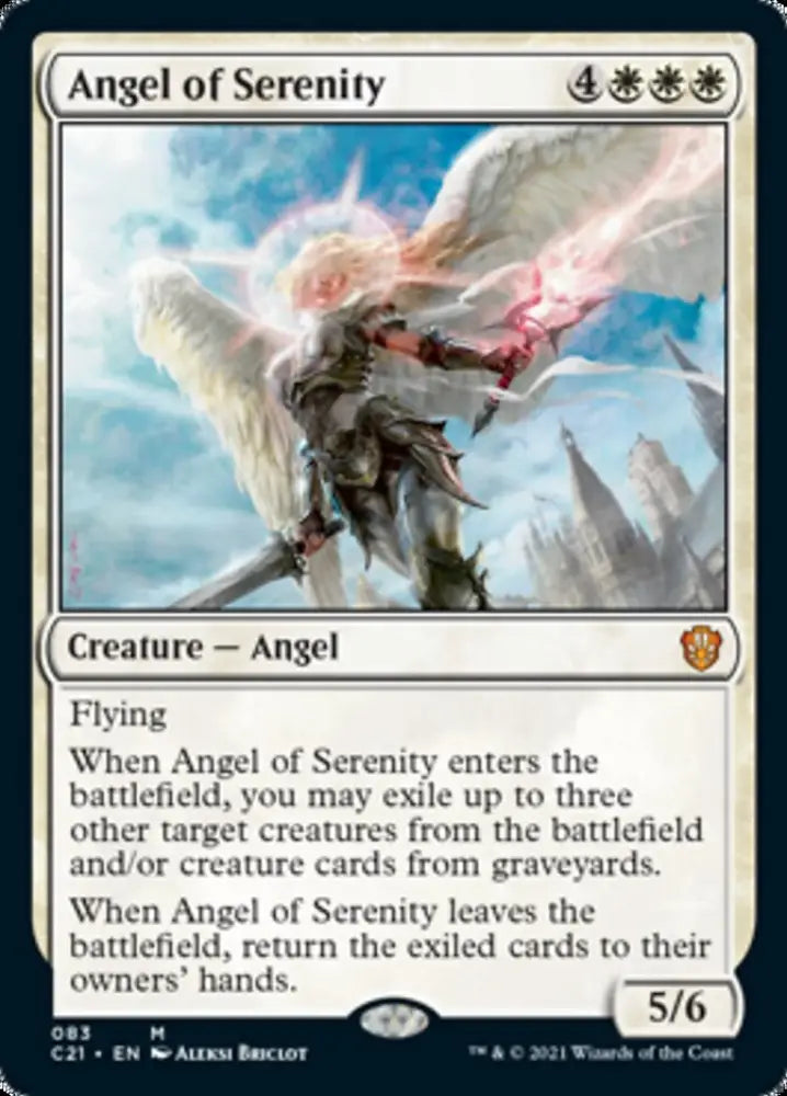 Angel of Serenity [Commander 2021] - MTG Single