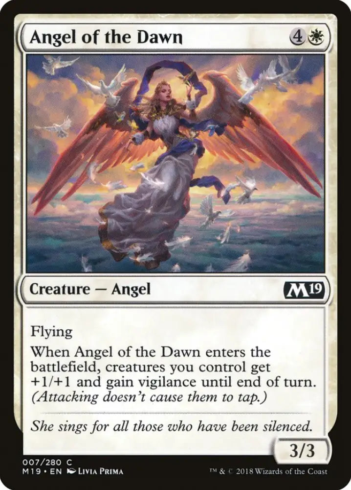 Angel of the Dawn [Core Set 2019] - MTG Single