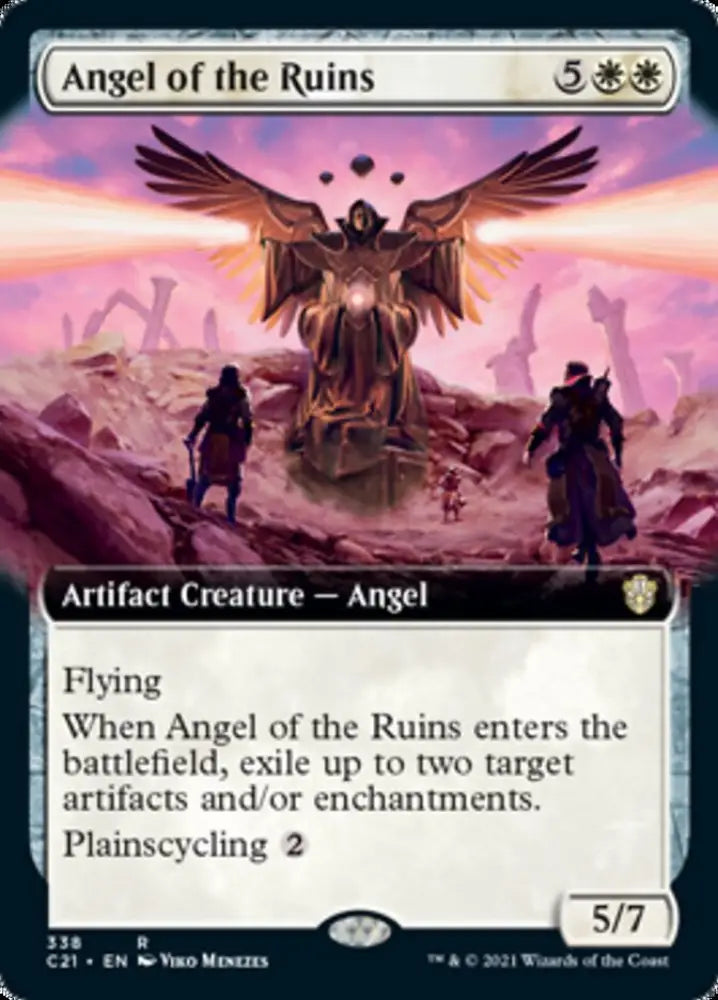 Angel of the Ruins (Extended Art) [Commander 2021] - MTG Single
