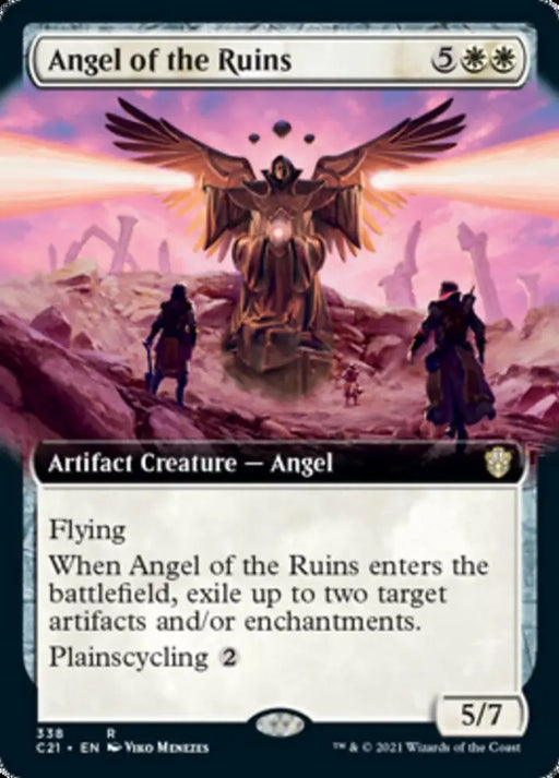 Angel of the Ruins (Extended Art) [Commander 2021] - MTG Single