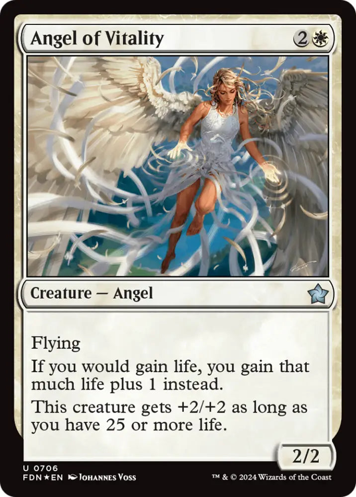 Angel of Vitality [Foundations] - MTG Single