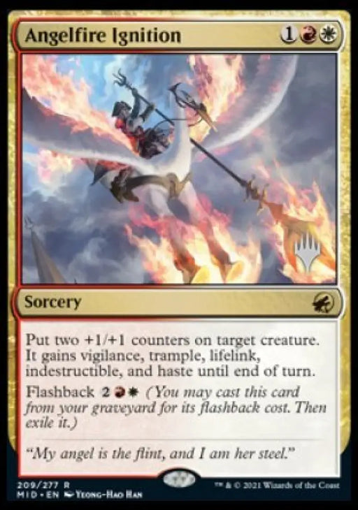 Angelfire Ignition (Promo Pack) [Innistrad: Midnight Hunt Promos] - MTG Single