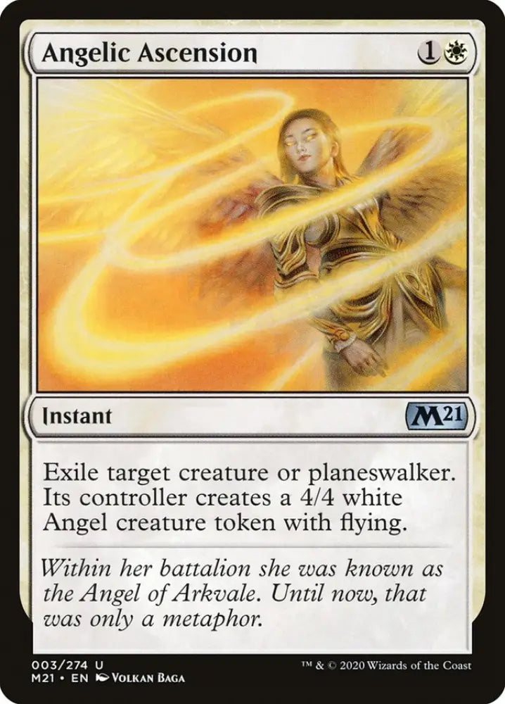 Angelic Ascension [Core Set 2021] - MTG Single