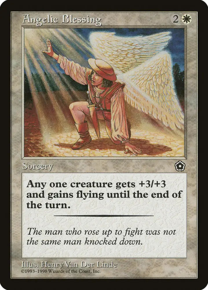 Angelic Blessing [Portal Second Age] - MTG Single