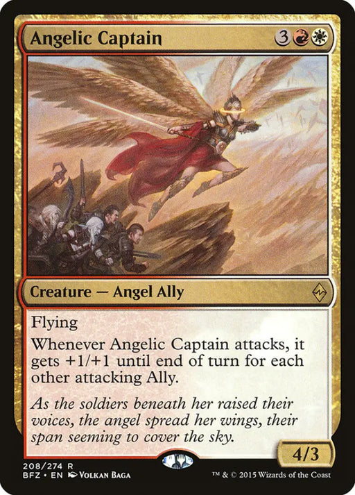 Angelic Captain [Battle for Zendikar] - MTG Single