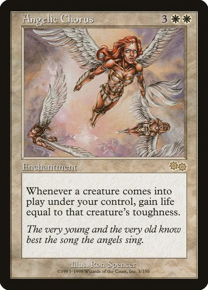 Angelic Chorus [Urza’s Saga] - MTG Single