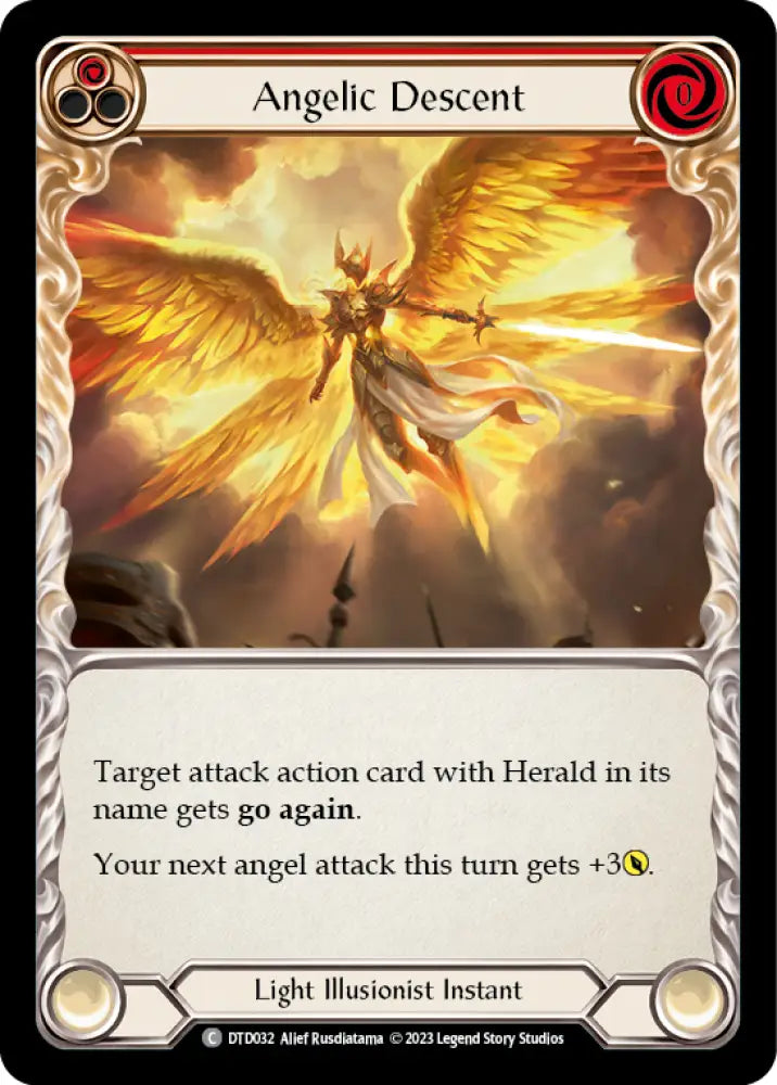 Angelic Descent (Red) [Dusk Till Dawn] - Flesh And Blood Single