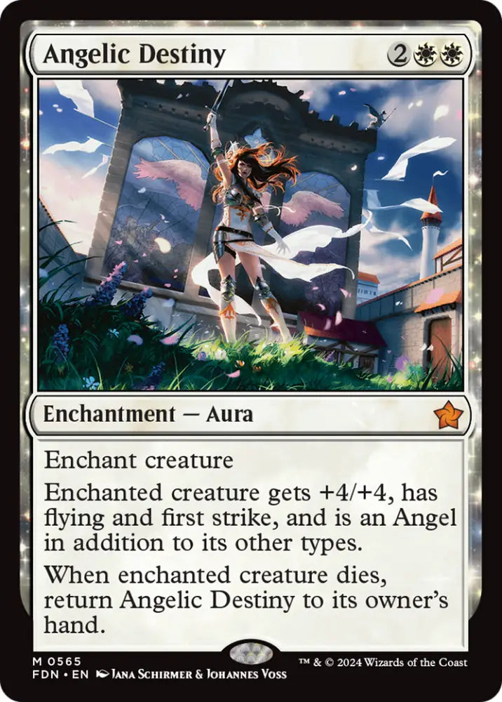Angelic Destiny [Foundations] - MTG Single