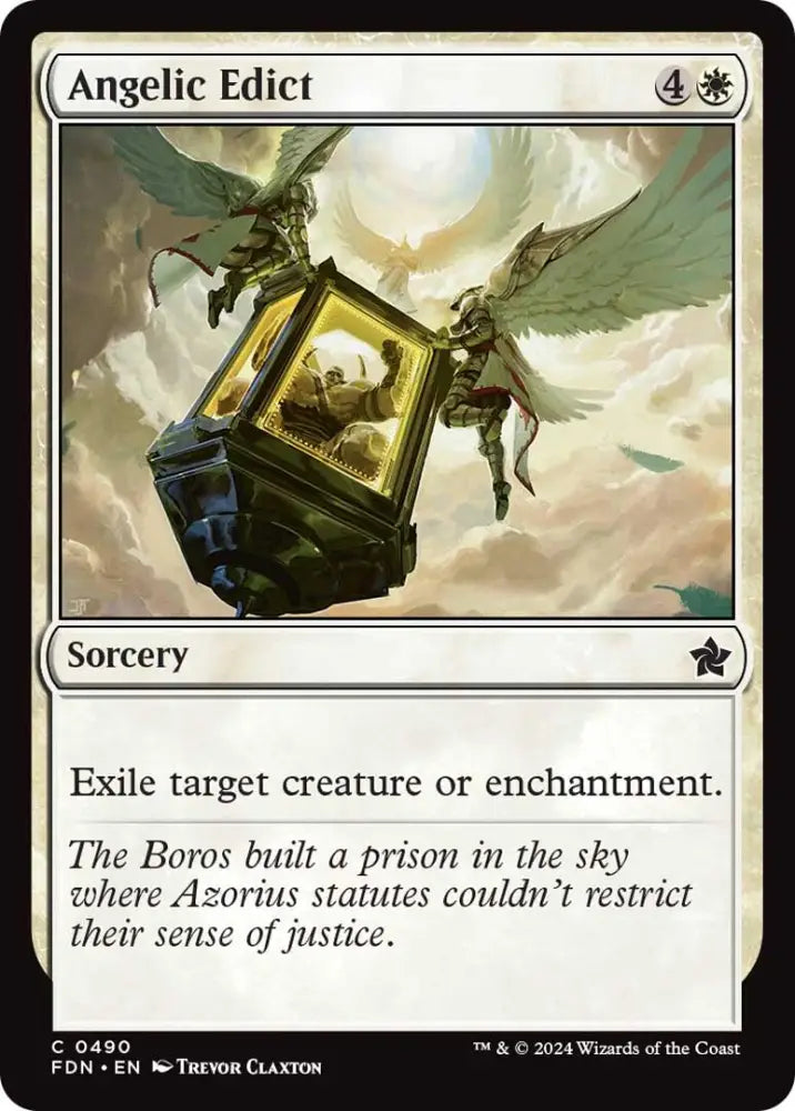 Angelic Edict [Foundations] - MTG Single