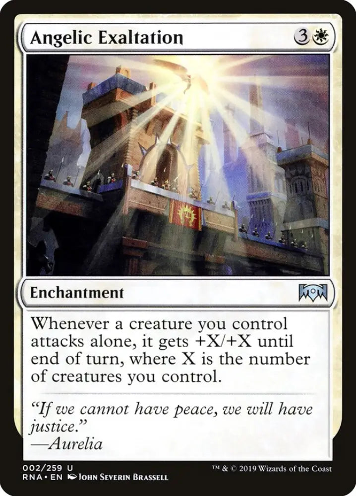 Angelic Exaltation [Ravnica Allegiance] - MTG Single