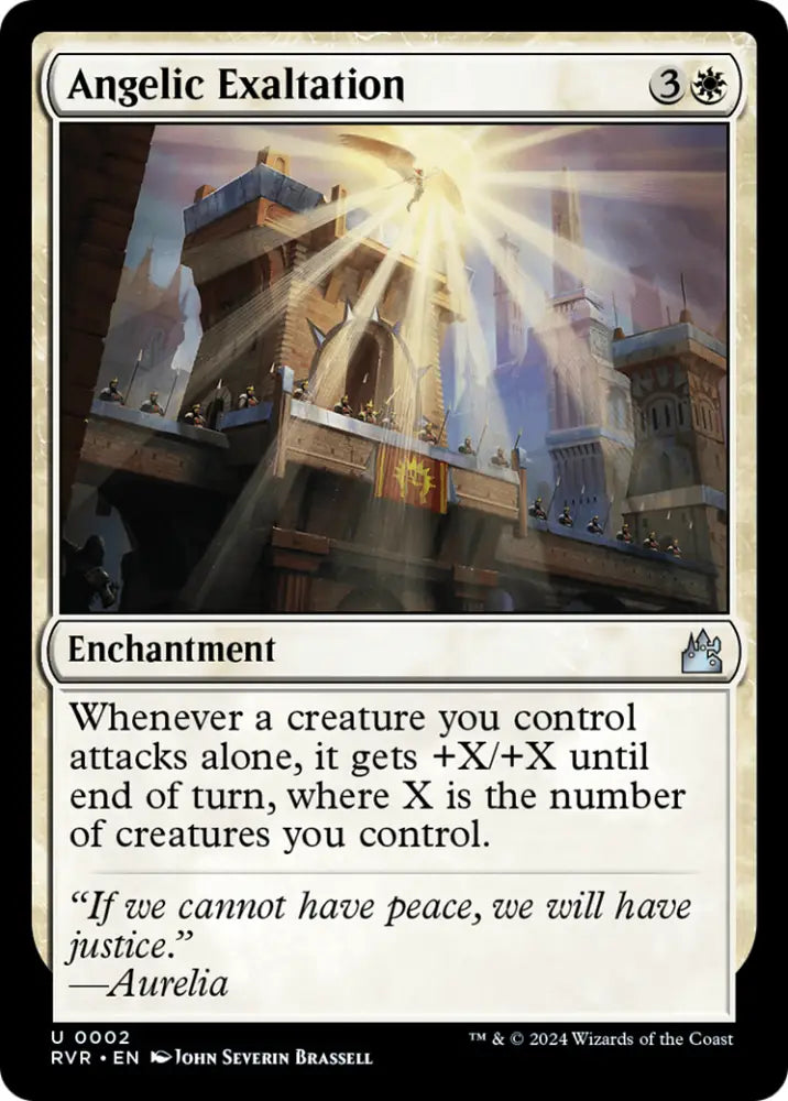 Angelic Exaltation [Ravnica Remastered] - MTG Single