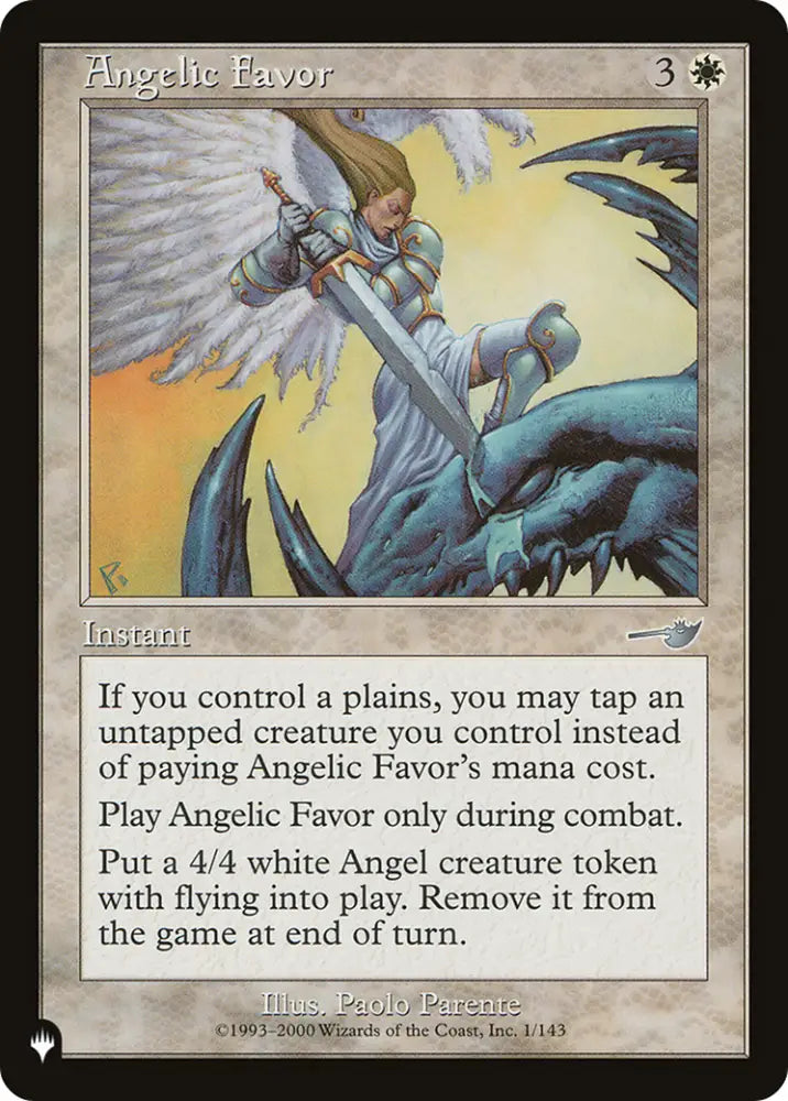 Angelic Favor [The List] - MTG Single