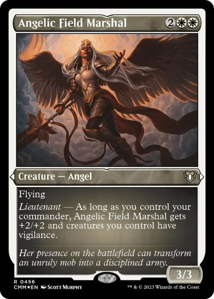 Angelic Field Marshal (Foil Etched) [Commander Masters] - MTG Single