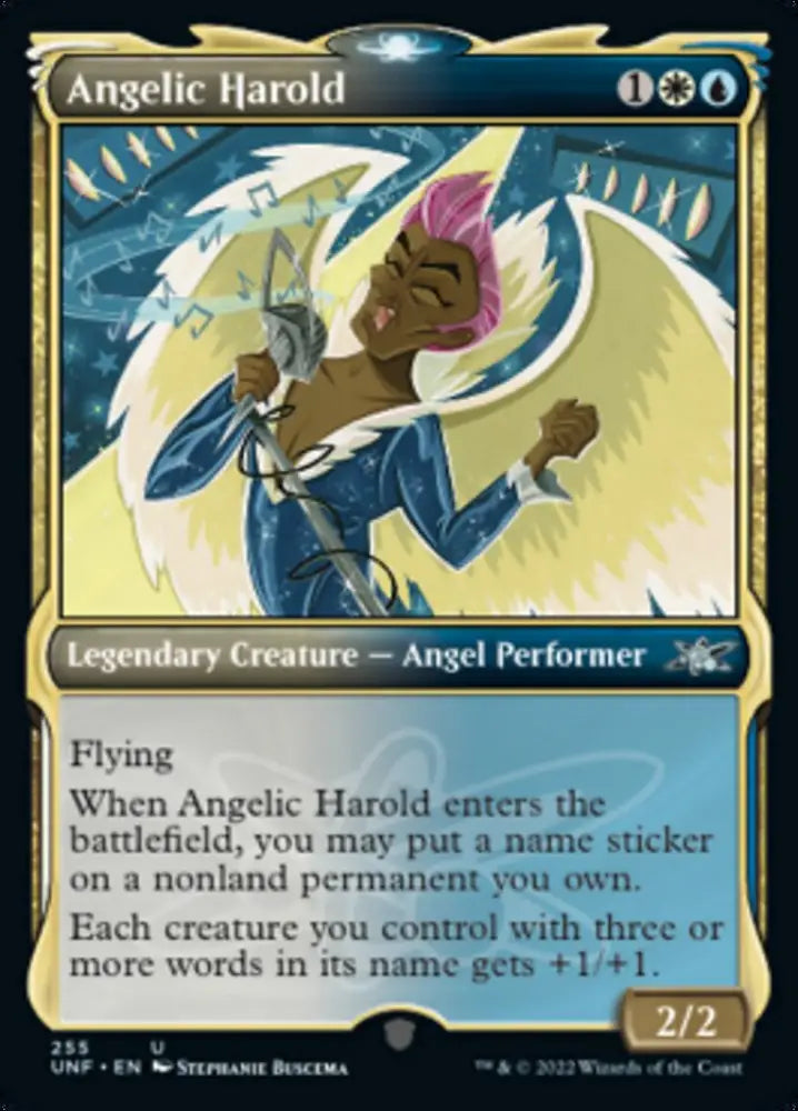 Angelic Harold (Showcase) [Unfinity] - MTG Single