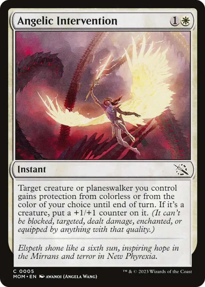 Angelic Intervention [March of the Machine] - MTG Single