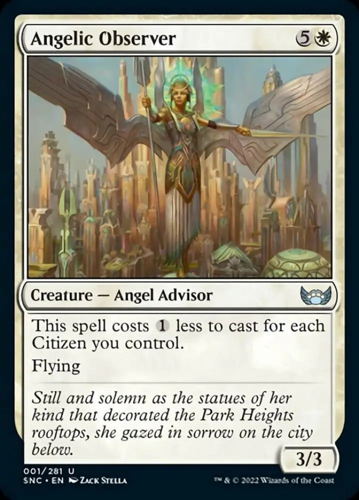 Angelic Observer [Streets of New Capenna] - MTG Single