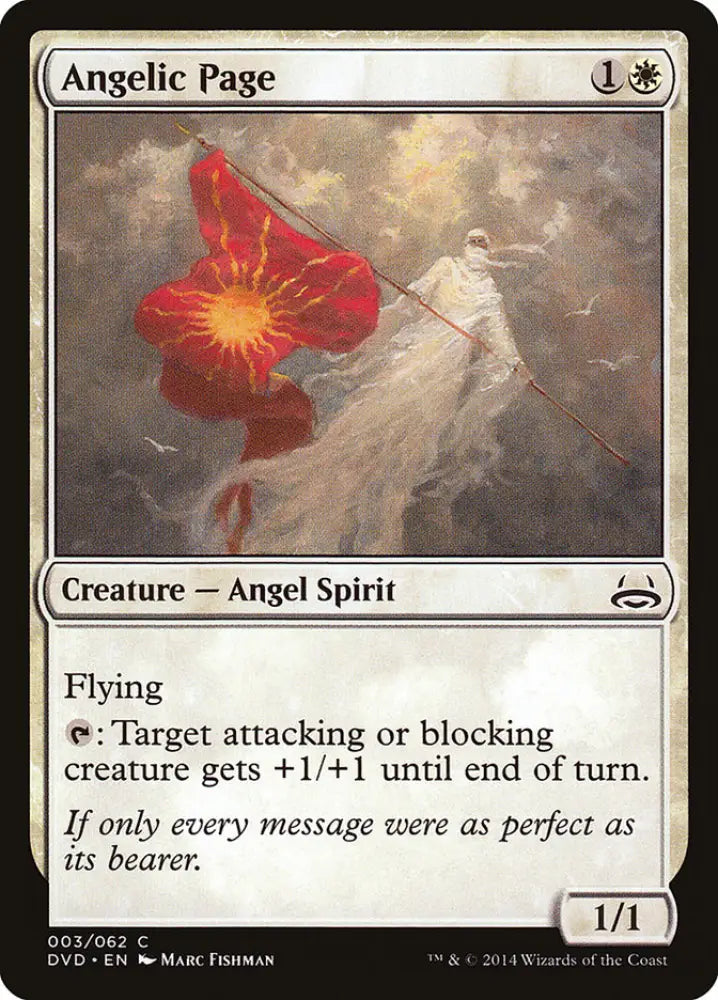 Angelic Page (Divine vs. Demonic) [Duel Decks Anthology] - MTG Single