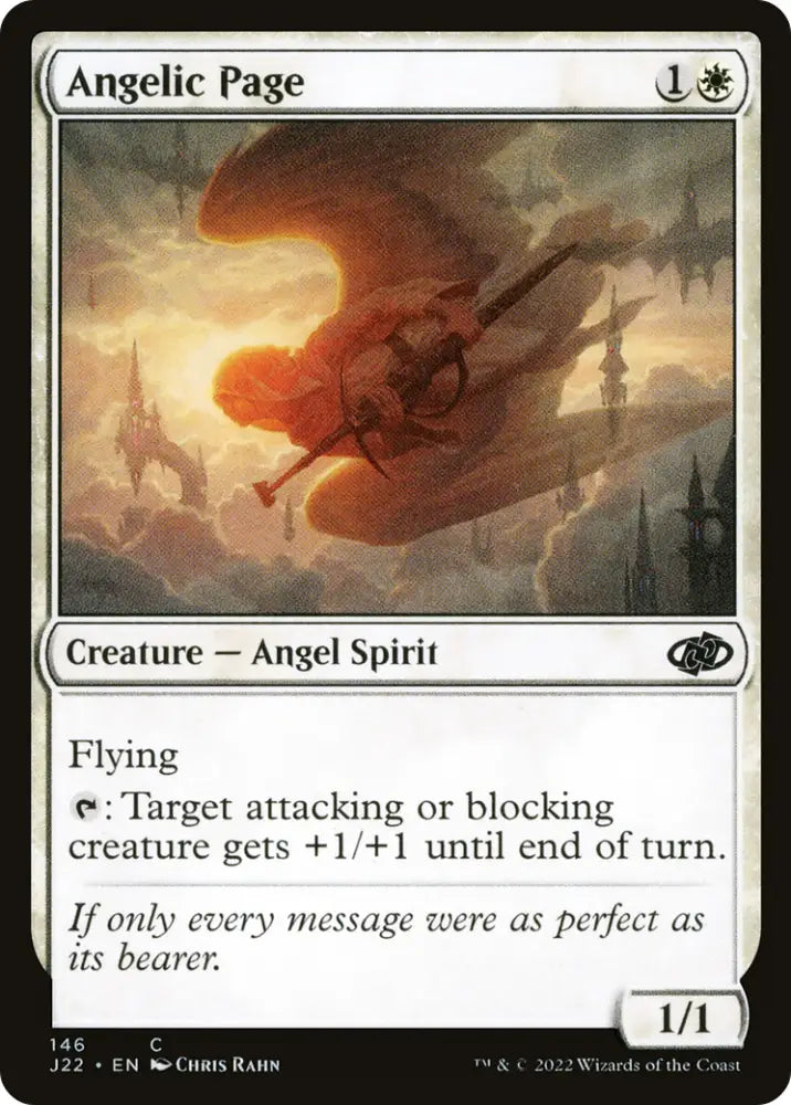 Angelic Page [Jumpstart 2022] - MTG Single